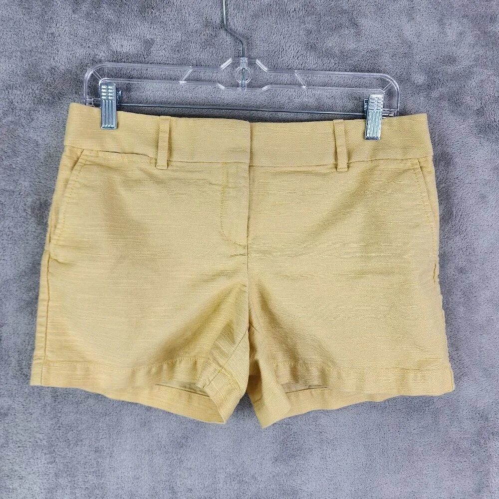 Women's Yellow Ann Taylor LOFT Shorts 4